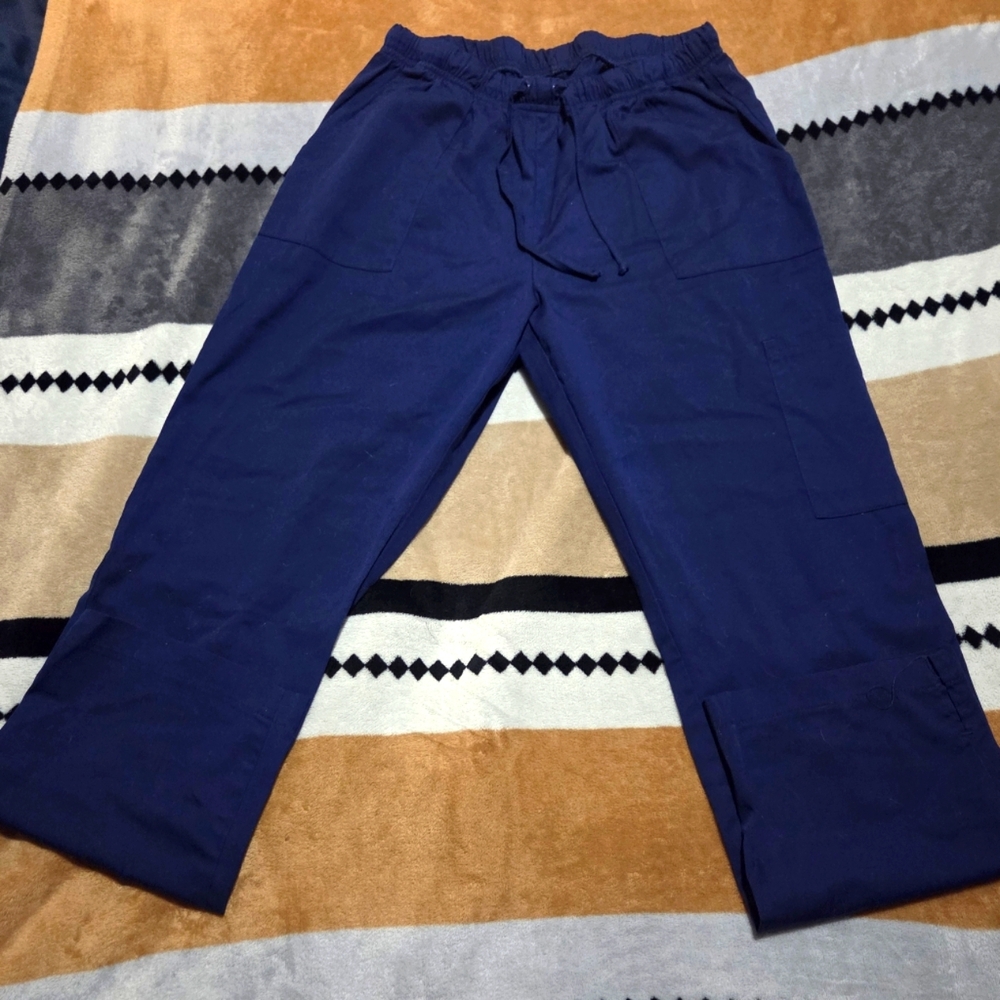 White Cross Scrub Pants